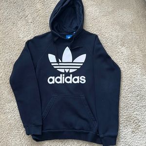 Almost new Adidas blue hoodie